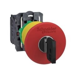 Schneider Acil Stop Butonu Anahtarlı 1NA+1NK Mantar Tip