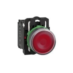 Schneider Yaylı Stop Buton Kırmızı Işıklı 1NA+1NK