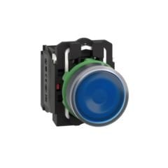 Schneider Buton Mavi Işıklı Sıva Altı 1NA+1NK 24V