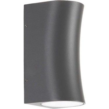 Cata Modern Led Aplik SOLOMON 12W (2*6W) 3200K Antrasit Kasa