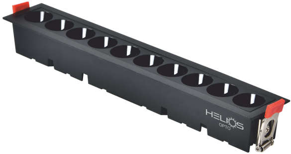 Helios Opto Led Armatür - Paris 20W Siyah HS 2445
