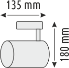 Helios Opto Par30 Ray Soketli Boş Beyaz Kasa HS 2414