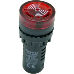 Elmax Ledli Sinyal Lambası 230V AC Q22mm Kırmızı