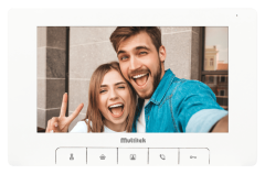 Multitek Daire Ünitesi 7'' Görüntülü Diafon Dokunmatik Beyaz (MB-74B)