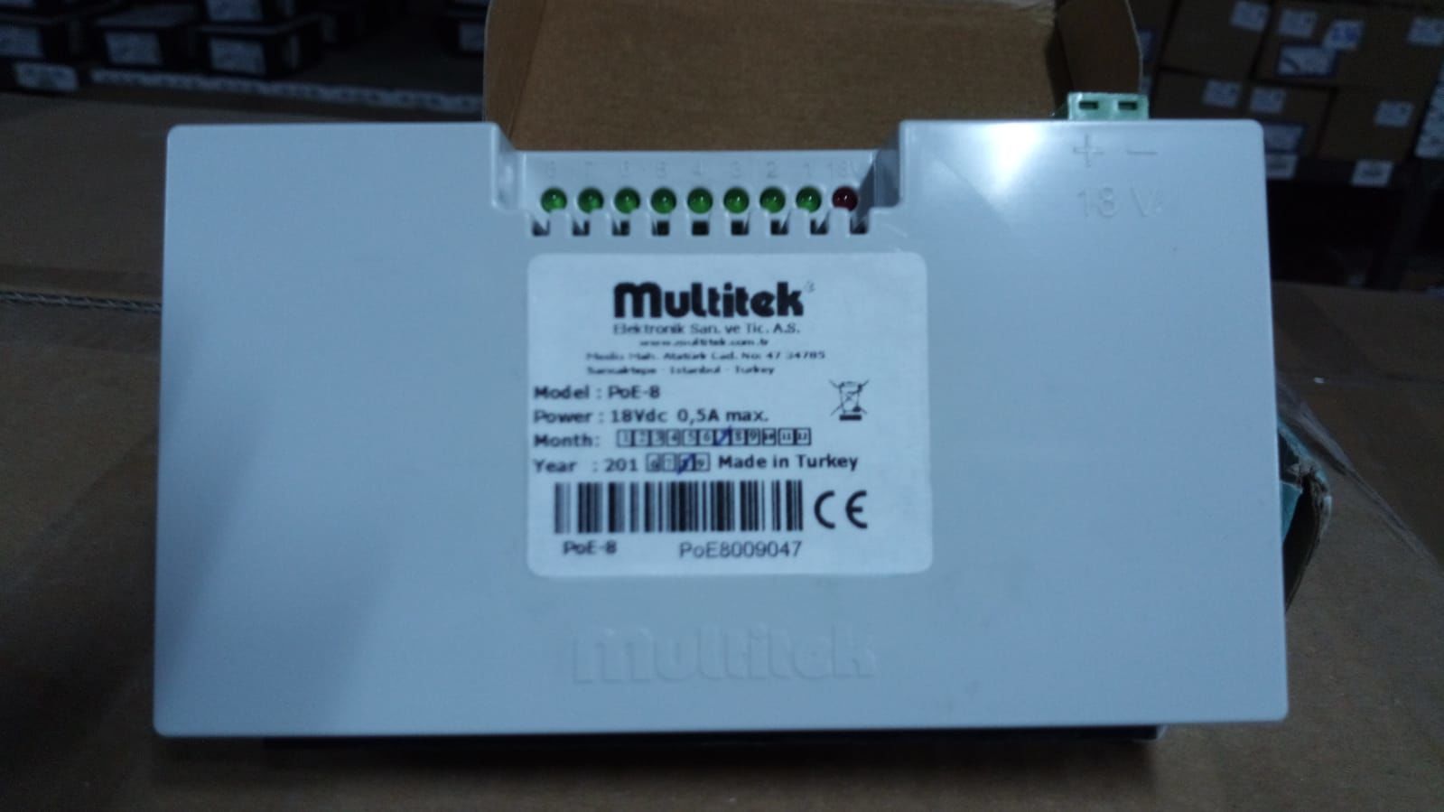 Multitek Ethernet Switch 8 li Poe (Switch8-Poe)