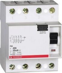 Federal Kaçak Akım Koruma 4*80A 30MA 10KA FK4L