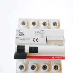 Federal Kaçak Akım Koruma 4*125A 30MA 10KA FK4L