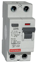 Federal Kaçak Akım Koruma 2*25A 30MA 10KA FK2E