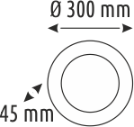 Helios Opto 48 W Backlight Sıva Üstü Led Panel - Metal Kasa HS 1074