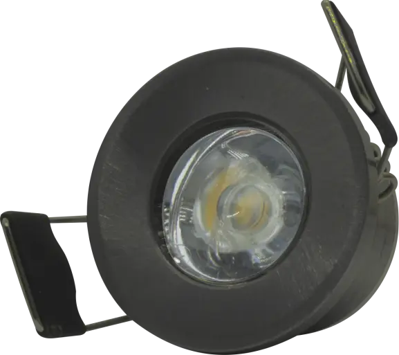 Helios Opto 1 W Sıva Altı Yuvarlak Spot  Siyah Kasa HS 1219