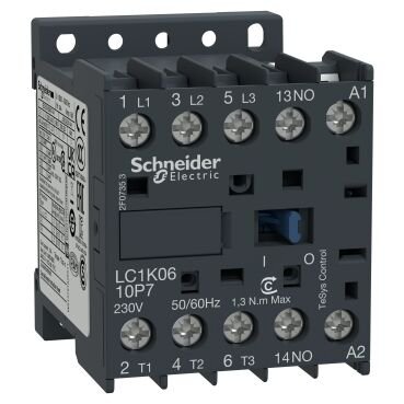 Schneider Mini Kontaktör 6A 2,2KW 1NA 24V AC