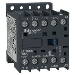 Schneider Mini Kontaktör 6A 2,2KW 1NA 24V AC