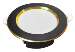 Helios Opto 7 W Led Spot Sıva Altı Siyah Gold Kasa HS 1232
