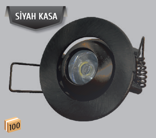 Helios Opto 1 W Manda Gözü Sıva Altı Led Spot HS 1220