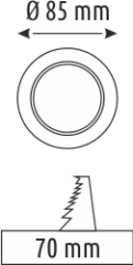 Helios Opto 5 W Sıva Altı Led Spot HS 1201