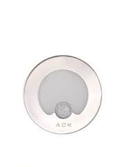 Ack LED Merdiven-Duvar Armatürü 3000K Yuvarlak / Saten / S.A
