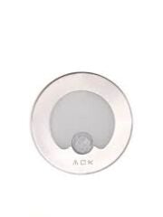 Ack LED Merdiven-Duvar Armatürü 3000K Yuvarlak / Saten / S.A