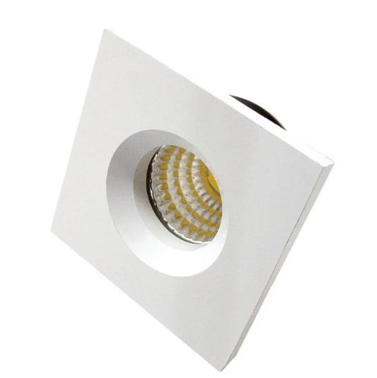 Ack Led Spot Kare 3W 3000K Beyaz Kasa S.A