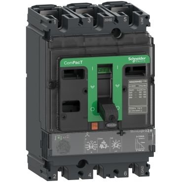 Devre kesici, ComPacT NSX100H, 70kA/415VAC, 3 kutuplu, MicroLogic 2.2M trip ünitesi 100A