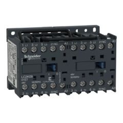 Yön değiştirme Kontaktörü, TeSys K, 3P, AC-3/AC-3e,440V 9A, 1NC, 230V AC bobin, vida kelepçesi terminalleri