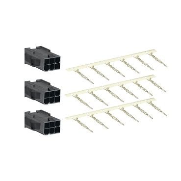 Motor gücü konnektör kiti, kablo bağlantısı. BCH2.B/.D/.F için frenli - 40/60/80mm