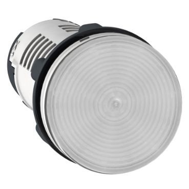 Yuvarlak pilot ışığı Ø 22 - renksiz - entegre LED - 24V