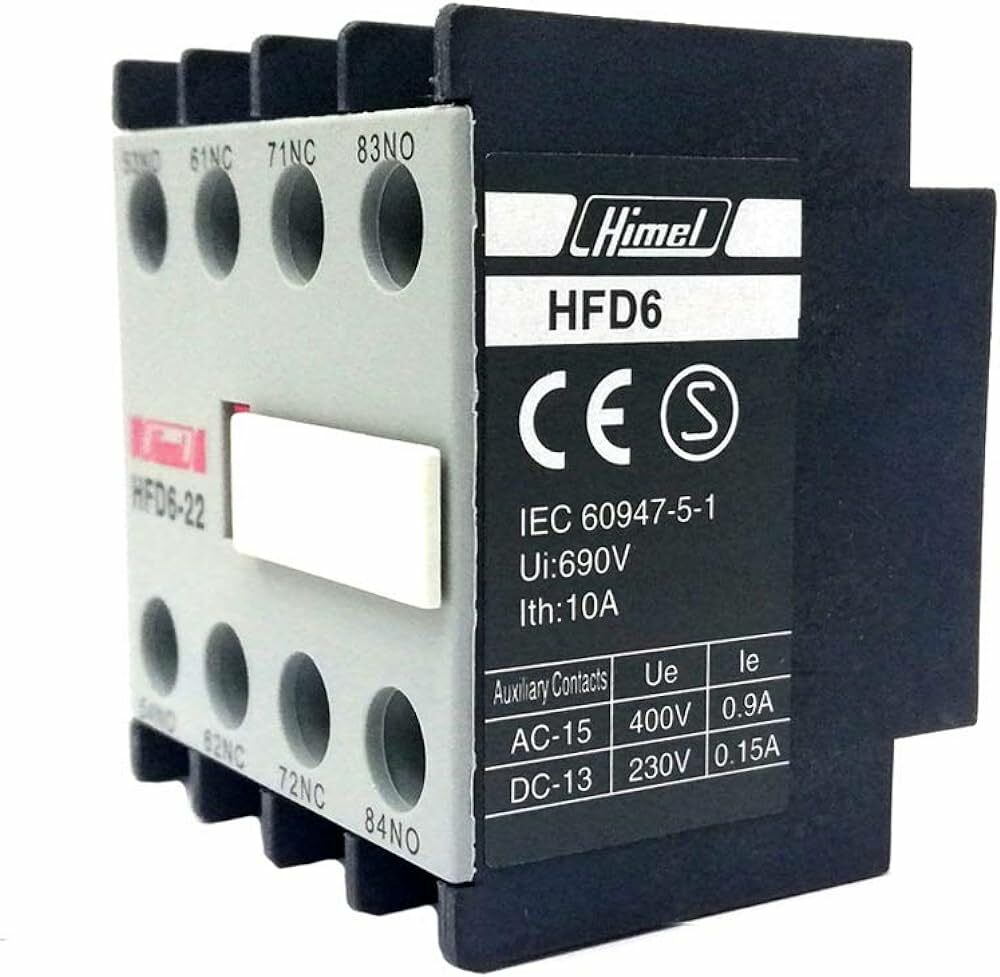 Himel Yardımcı Kontak 2NO 2NC Üstten