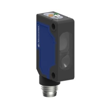 Photoelectric sensors XU, photo electric sensor, miniature, polarised, Smax=8 m, PNP, connector M8