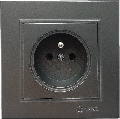 Makel Karea Füme UPS Priz Modül+Kapak
