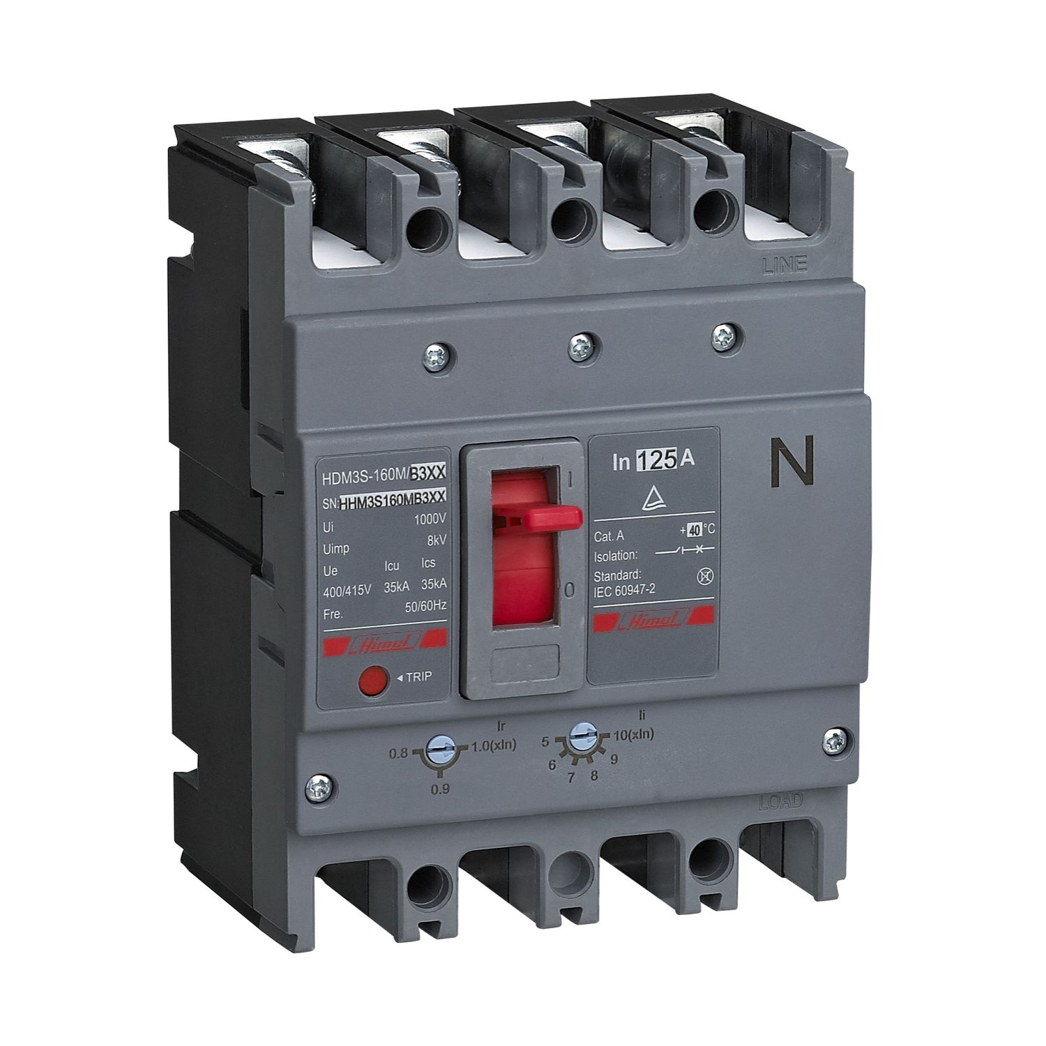 Himel Termik Manyetik Şalter 4*200-250A 35KA