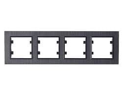 Makel Karea Line Füme Dörtlü Çerçeve Dikey