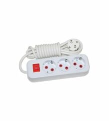 Pelsan Grup Priz Belek USB 3lü 5mt Kablolu Anahtarlı Çocuk Korumalı 5951 4235