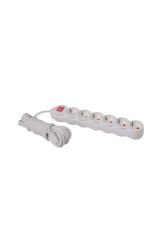 Pelsan Grup Priz Belek 6lı 5mt Kablolu Anahtarlı Çocuk Korumalı 5951 4165