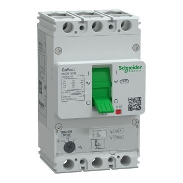 Schneider Termik Manyetik Şalter Ayarlanabilir 3*88-125A 25KA GoPact 200B TM125D