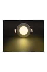 Cata Led Panel 3W 3000K Yuvarlak Beyaz Kasa Sıva Altı
