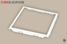 Cata Led Panel Kasası Clıp In 60x60